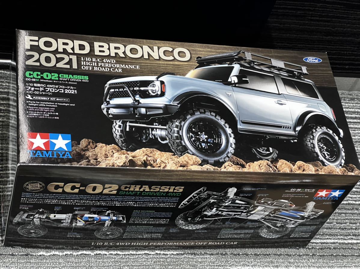 タミヤ 1/10RC フォードブロンコ2021 CC-02 オプションパーツ付