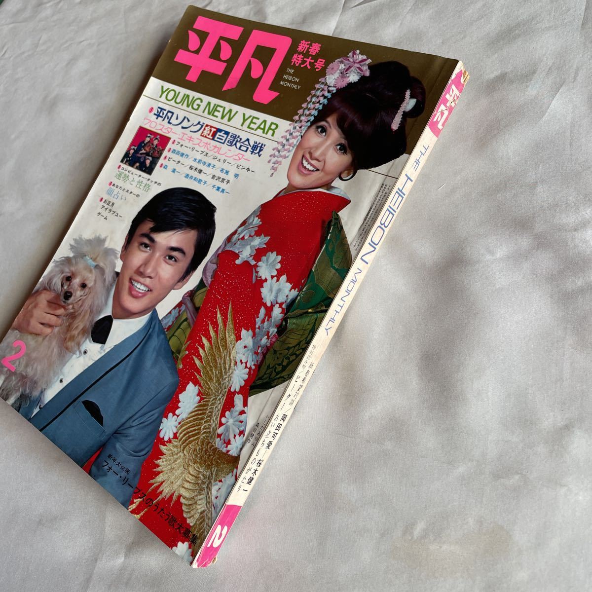 付録付き平凡1970昭和45年2月1日いしだあゆみ酒井和歌子吉永小百合岡田可愛岸ユキ范文雀弘田三枝子吉沢京子黛ジュン伊東ゆかり奥村チヨ_画像10