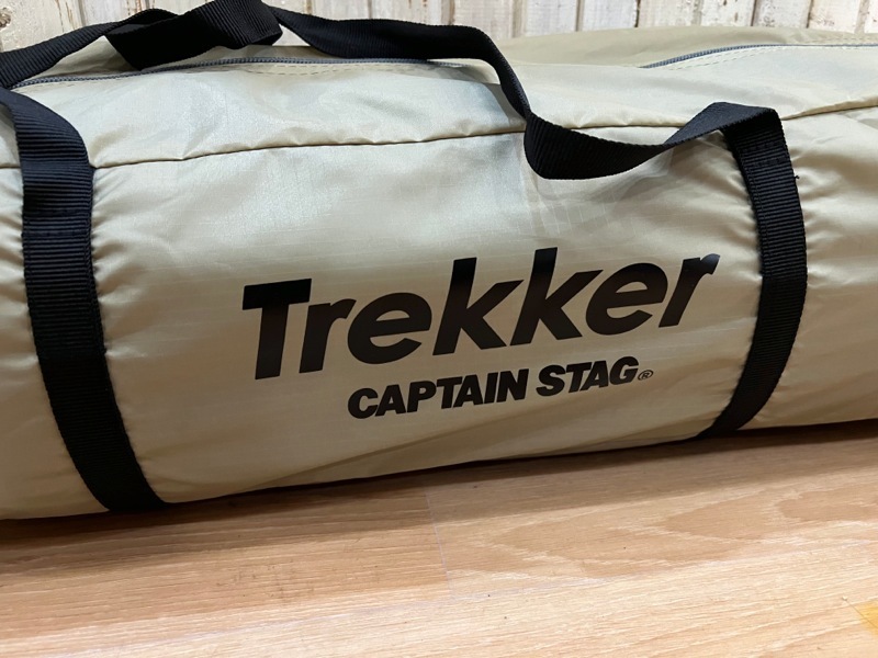 未使用 CAPTAIN STAG/キャプテンスタッグ trekker トレッカー キャンプベースソロUV（カーキ）ソロベーステント ソロキャン ★_画像3