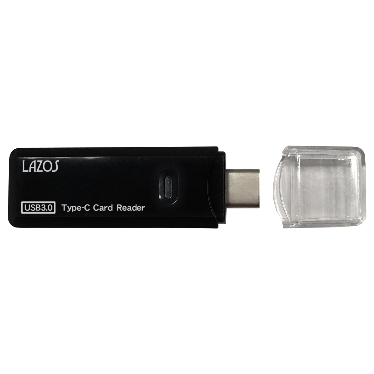 送料無料メール便 カードリーダー USB3.0 /スマホ・タブレット対応） USBタイプC SD&マイクロSD L-TCRS-3.0/3676 Lazosｘ３個セット/卸_画像2