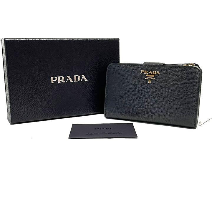 PRADA プラダ ホック式折り財布 サフィアーノ 1ML225 F0002-