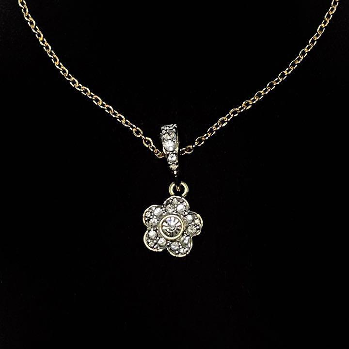 Swarovski スワロフスキー チョーカー ネックレス 花 クリスタル