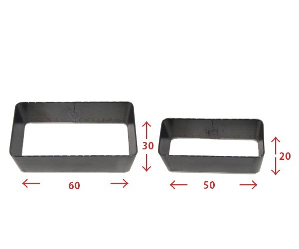 【レザークラフト】抜き型　長方形　2セット