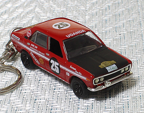 ★☆NISSAN BLUEBIRD 1600 SSS RALLY☆日産 ブルーバード 1600 SSS ラリー仕様☆P510TK☆ミニカー☆キーホルダー・アクセサリー☆★_画像1