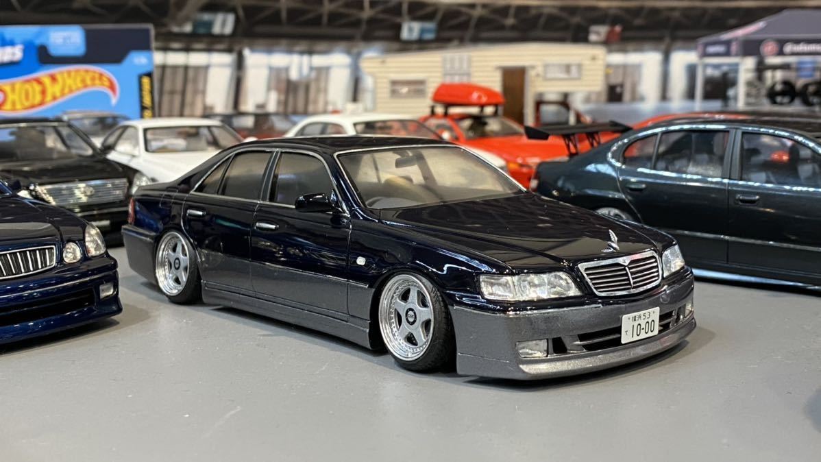 1/24 アオシマ Y33 シーマ 完成品 VIP オートクチュール item 1/24 アオシマ Y33 シーマ 完成品 VIP オートクチュール item