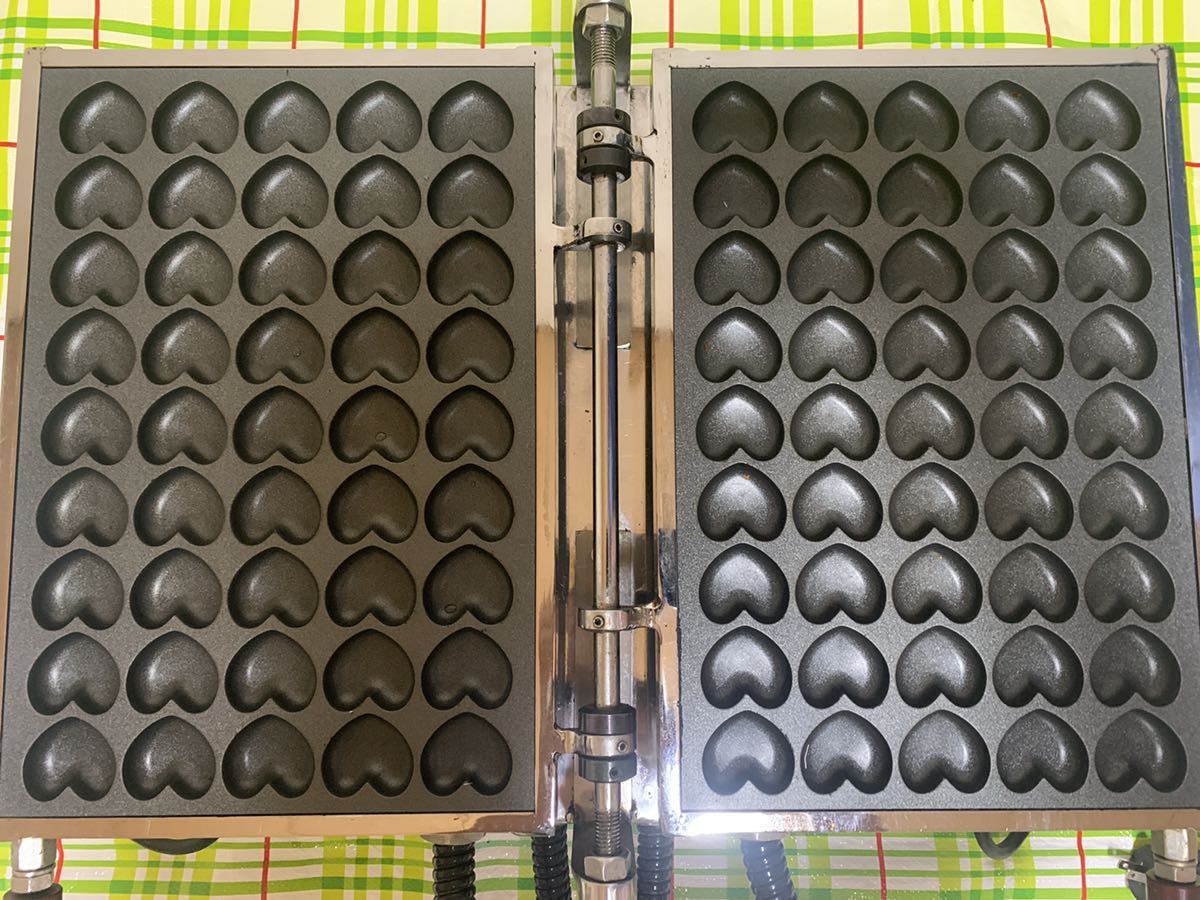 電気100V仕様】ハート形ベビーカステラ機【業務用 】 電気100V仕様】ハート形ベビーカステラ機【業務用 】