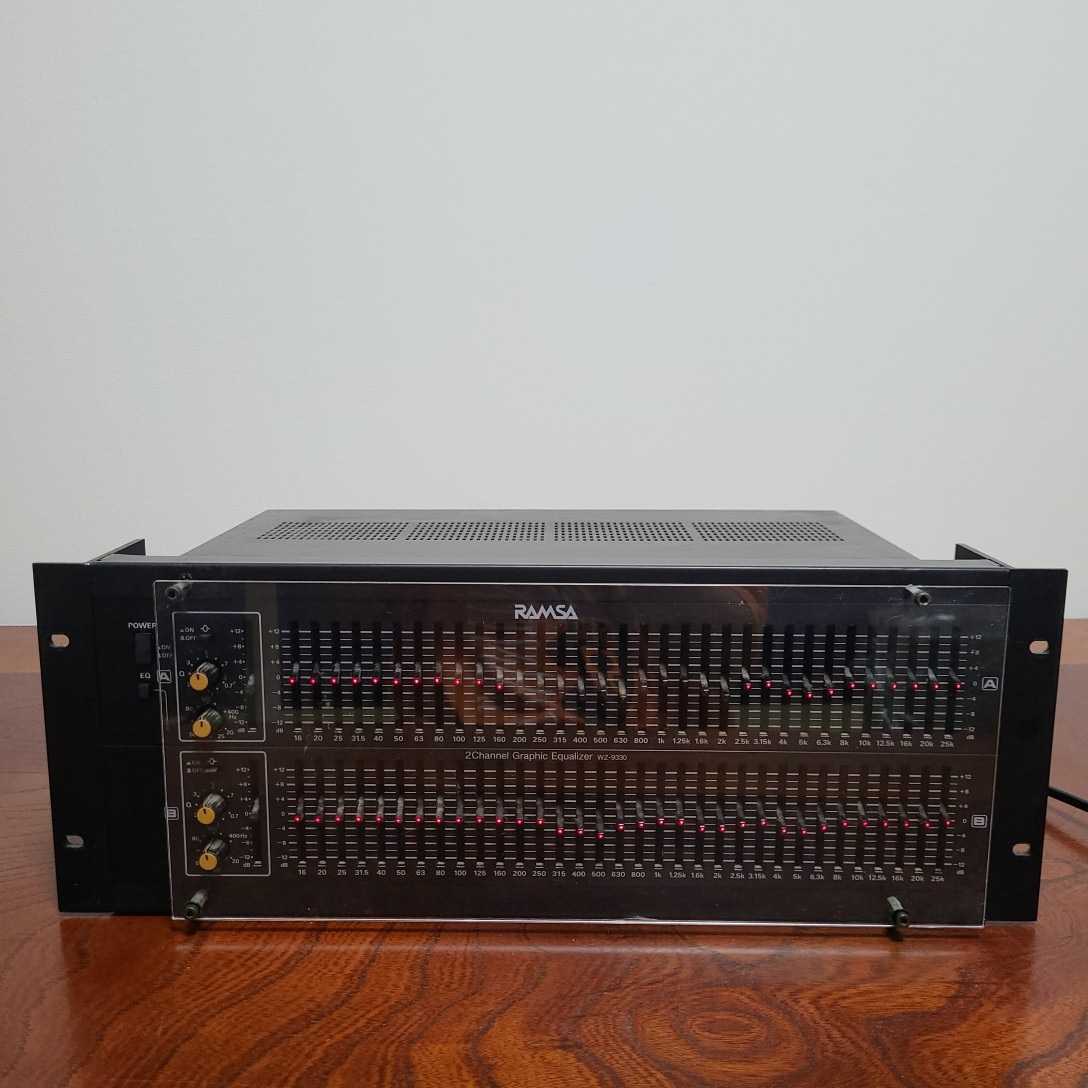RAMSA ラムサ グラフィックイコライザー WZ-9330 ナショナル-