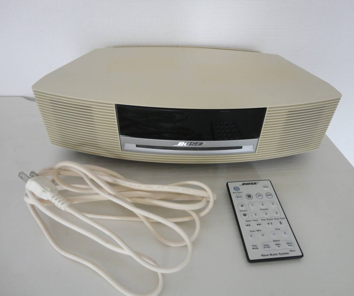 ボーズ BOSE AWRCCC WAVE MUSIC SYSTEM CD プレイヤー　ラジオ リモコン付き ジャンク品_画像1