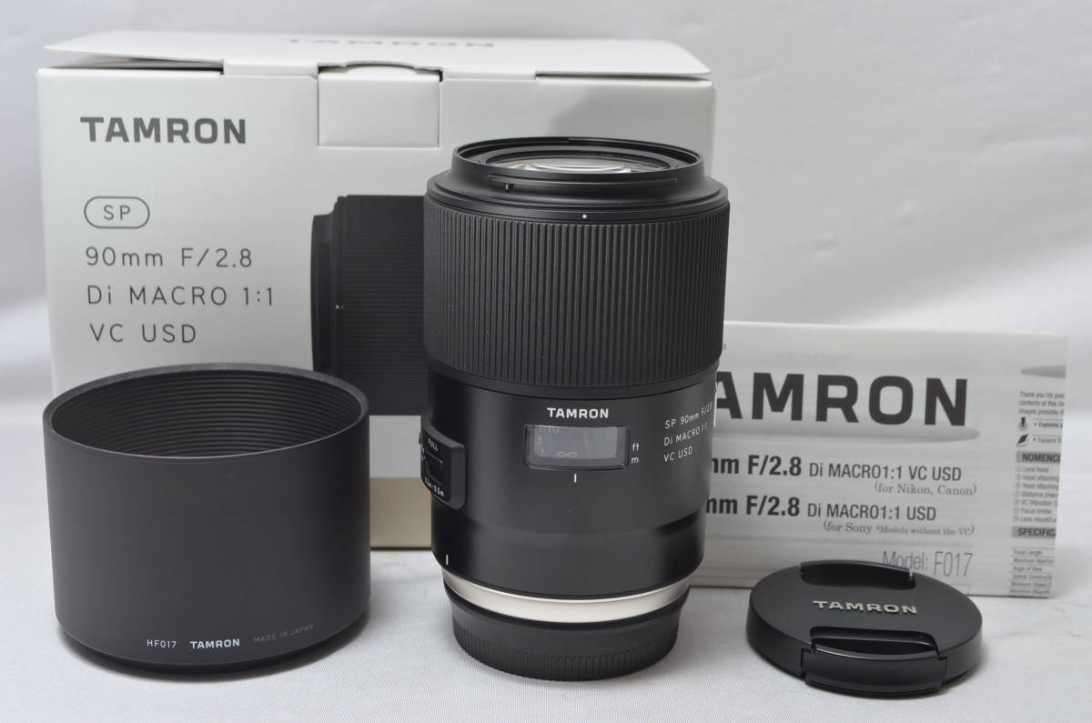 最安値 単焦点マクロレンズ TAMRON 【特上品】 SP90mm F017E #4313