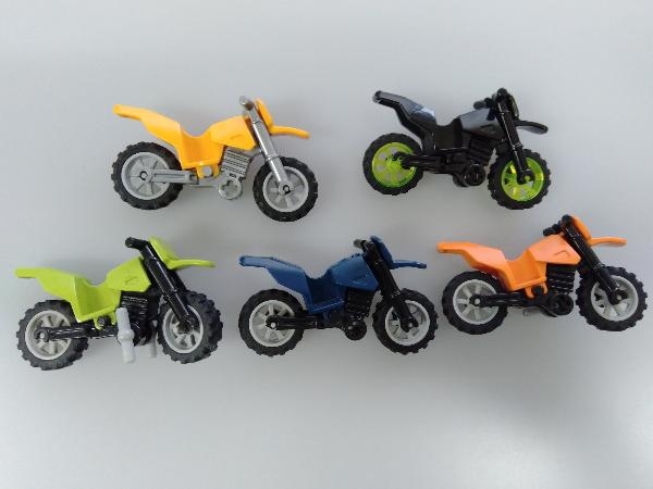 正規品 LEGO ミニフィグ用 バイク 5台 ＋ 自転車 10台 合計15台 大量 まとめ売り ※レゴフレンズ レゴシティ にも_画像7