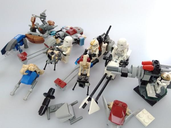 LEGO スターウォーズ 75021 リパブリック ガンシップ + 6212 Xウィング ファイター + 75534 おまけのミニフィグ まとめ売り パーツ取りに