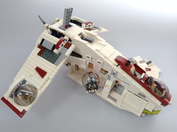 LEGO スターウォーズ 75021 リパブリック ガンシップ + 6212 Xウィング ファイター + 75534 おまけのミニフィグ まとめ売り パーツ取りに