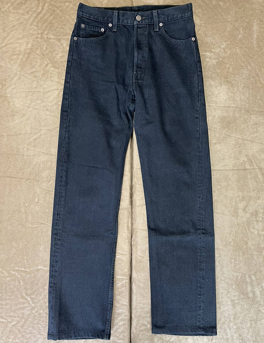 【 Levi’s 】 リーバイス 501 W30 L34 ブラック【 USED品 】_画像2