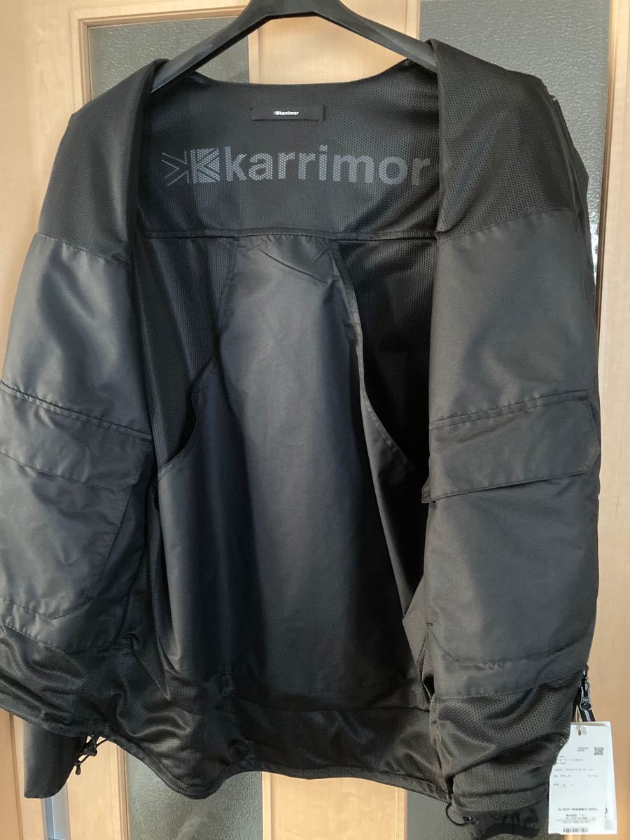 新品 karrimor カリマー キャンプ リバーシブル アウトドア ジャケット 多数ポケット 春