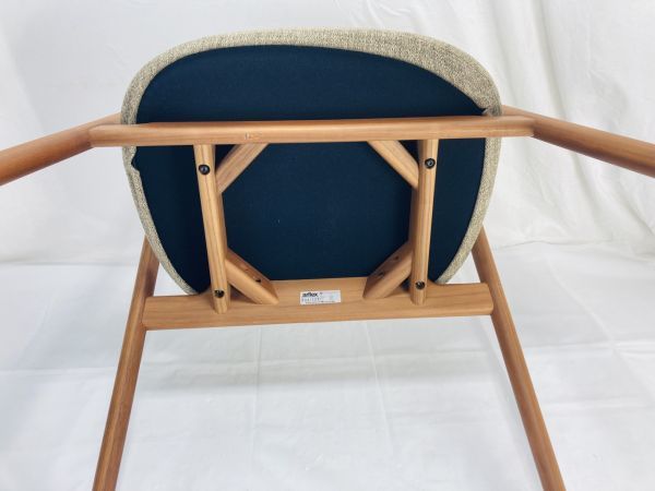 ARFLEX アルフレックス JK ダイニング アーム チェア 木製椅子 2脚 セット Jin kuramoto 倉本仁 モダンデザイン EE-220722001_画像5