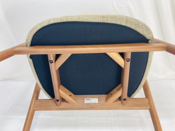 ARFLEX アルフレックス JK ダイニング アーム チェア 木製椅子 2脚 セット Jin kuramoto 倉本仁 モダンデザイン EE-220722001_画像9