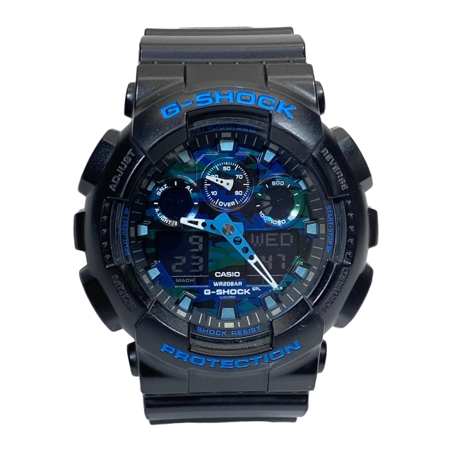 人気提案 GA-100CB G-SHOCK カシオ 【稼働品】CASIO 腕時計 ブルー