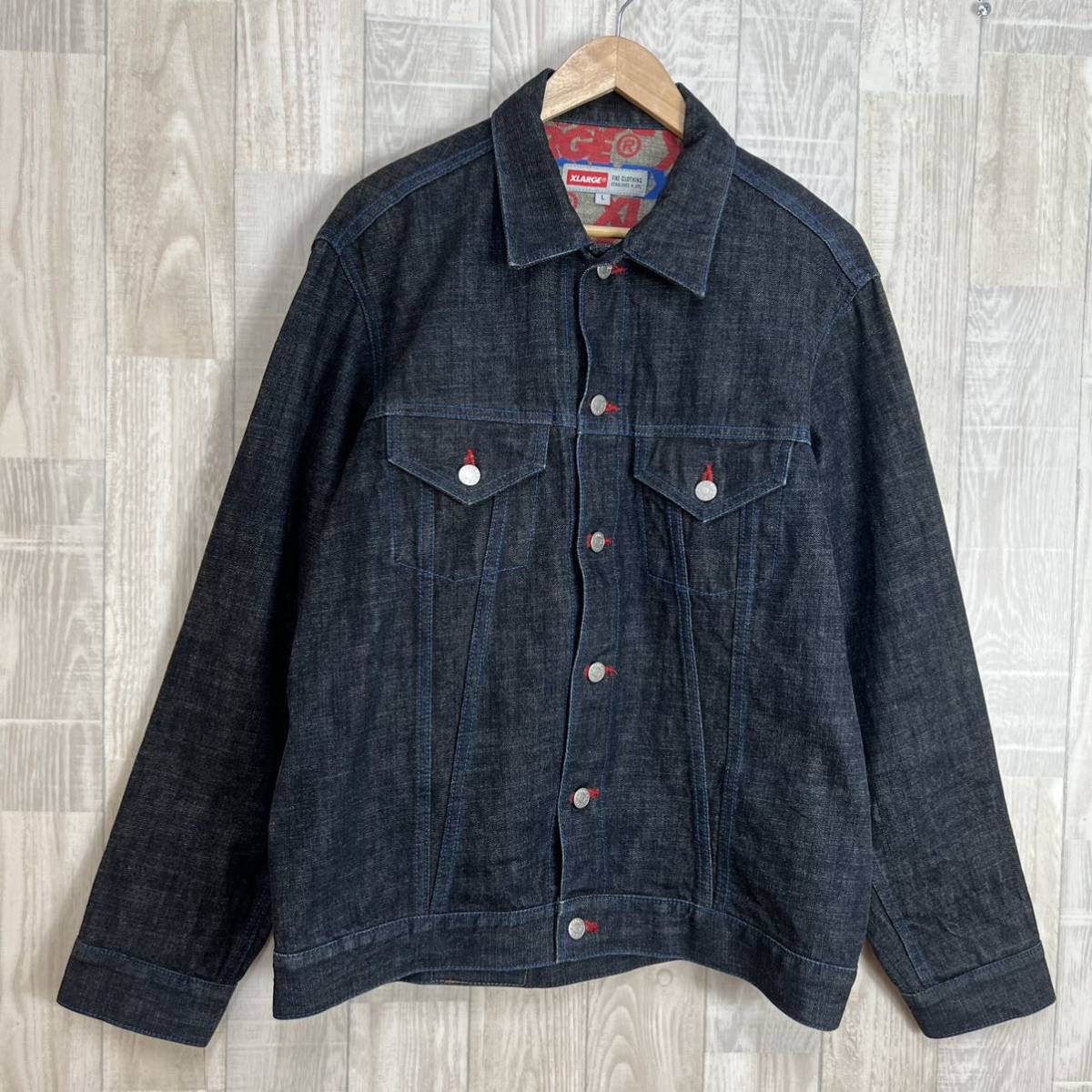 XLARGE エクストララージ デニムジャケット サイズL インディゴ XLARGE エクストララージ デニムジャケット サイズL インディゴ