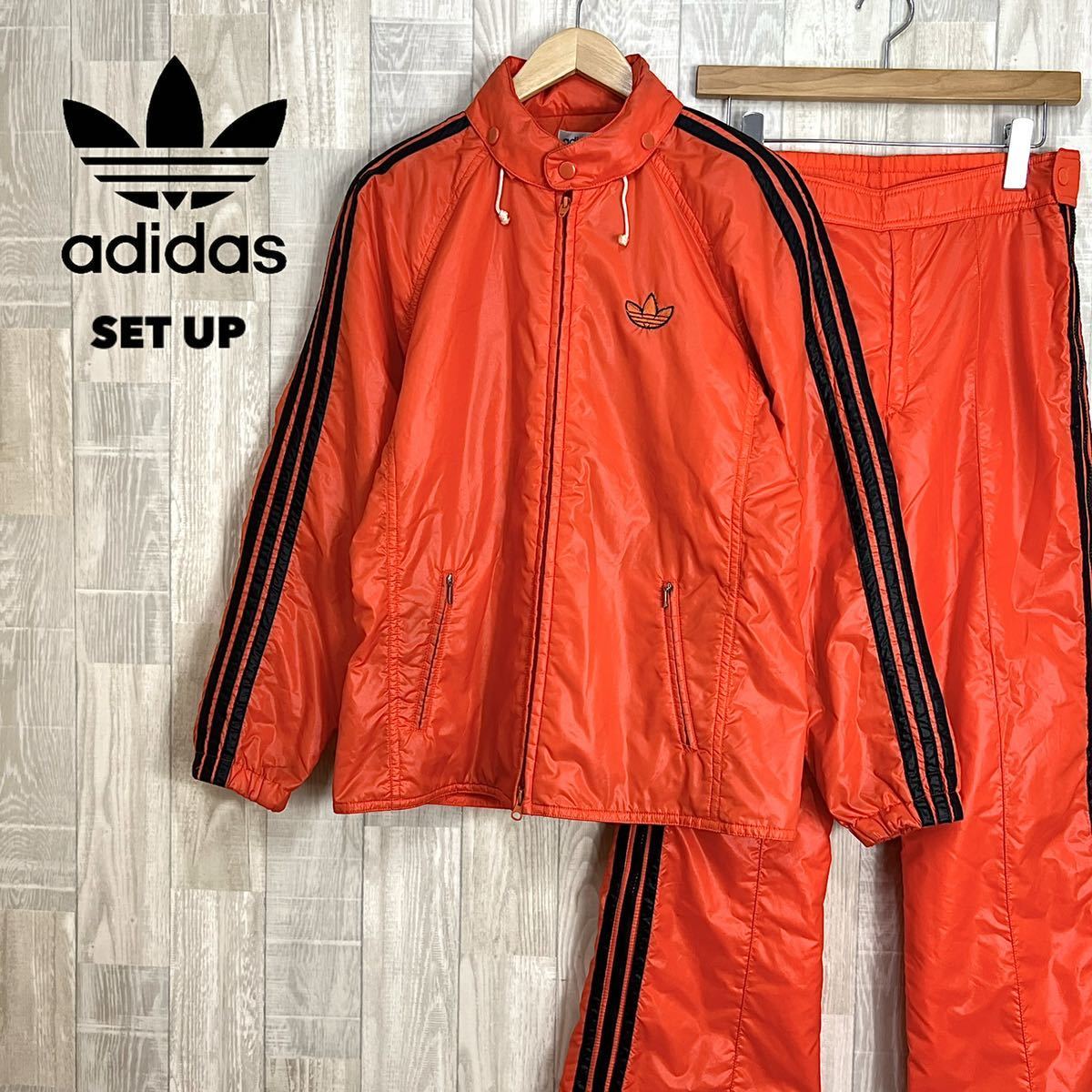 日本製・綿100% adidas中綿ジャケット上下セット - その他