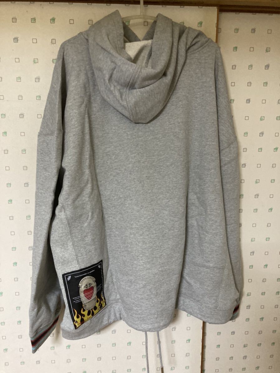 定価 22ss TENDER PERSON STANDERD HOODIE 新品 サイズ3 GRAY パーカー
