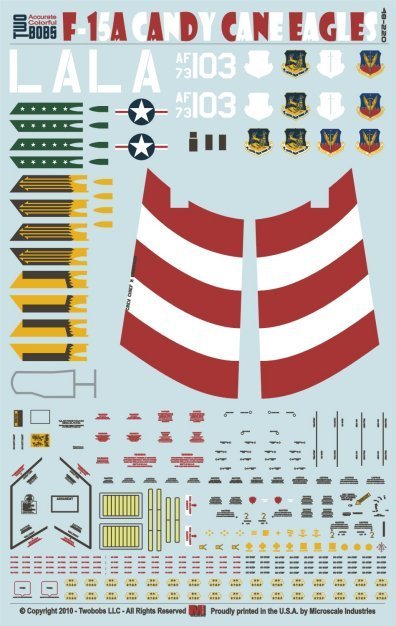 トゥーボブス 48-220 1/48 キャンディケイン イーグルス パート1 F-15A_画像1