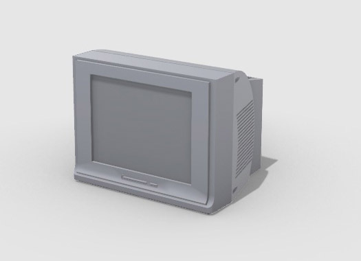 エウレカ XXL E-054 1/35 21 インチ CRT TV_画像3