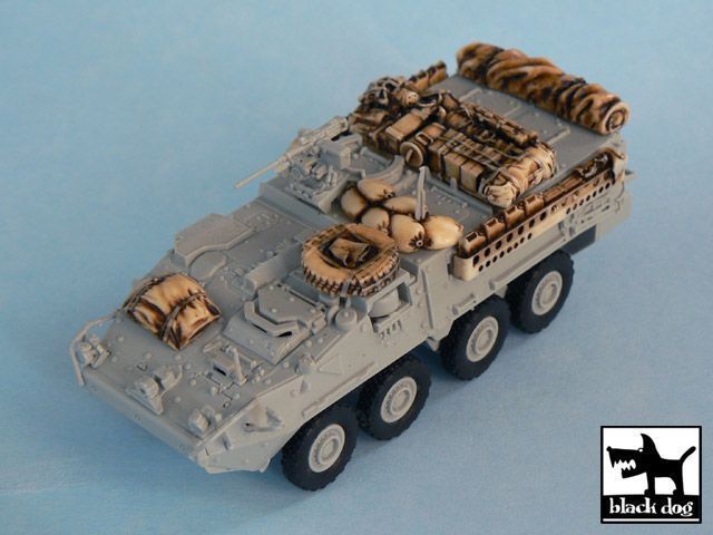 ブラックドッグ T72002 1/72 M1126 ストライカー イラク戦争 （ トランぺッター 07255用, 7 レジンパーツ）_画像1