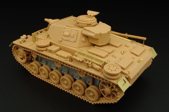 ハウラー HLX48202 1/48 III号戦車N型 エッチングパーツ(タミヤ用)_画像3