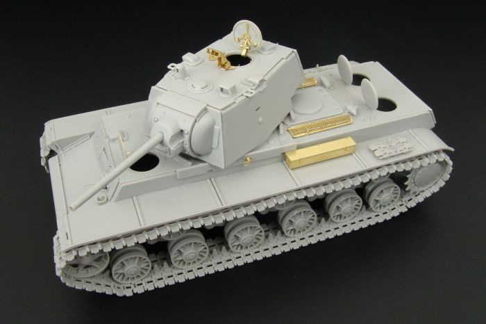 ハウラー HLX48190 1/48 KV-1 1942年型 エッチングパーツ(ホビーボス(84812)用)_画像2