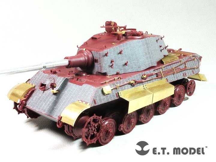 E.T.model E35-259 1/35 WWII ドイツ キングタイガー(ヘンシェル砲塔)ベーシックセット(モンモデル 用）_画像2