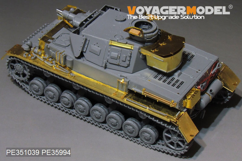 ボイジャーモデル PE351039B 1/35 WWII ドイツ陸軍 IV号戦車F1型 Vorpanzer ベーシックセット（Ver.B 砲弾付）( ボーダー BT-003用)_画像2