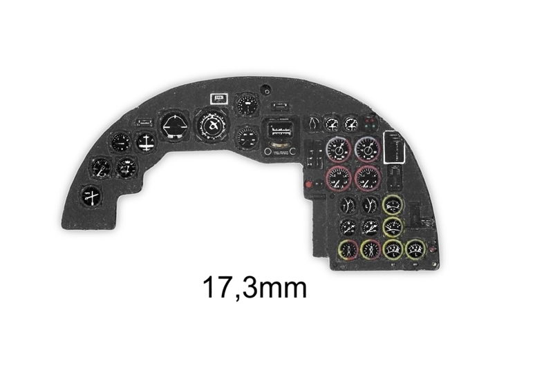 ヤフーモデル YMA7271 1/72 ドルニエ Do 17Z 爆撃機 計器盤 (エアフィックス用）_画像1