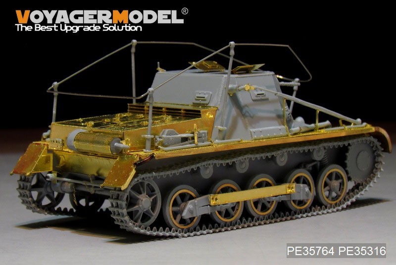 ボイジャーモデル PE35764 1/35 WWIIドイツ I号指揮戦車 エッチング基本セット(ドラゴン6218/6587用)_画像10