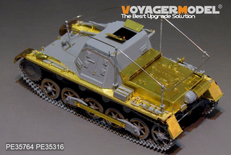 ボイジャーモデル PE35764 1/35 WWIIドイツ I号指揮戦車 エッチング基本セット(ドラゴン6218/6587用)_画像5