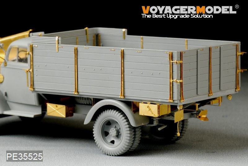 ボイジャーモデル PE35525 1/35 WWIIドイツ オペル・プリッツ 3t. 4x2 カーゴ トラック / 貨物室(ドラゴン6716用)_画像6