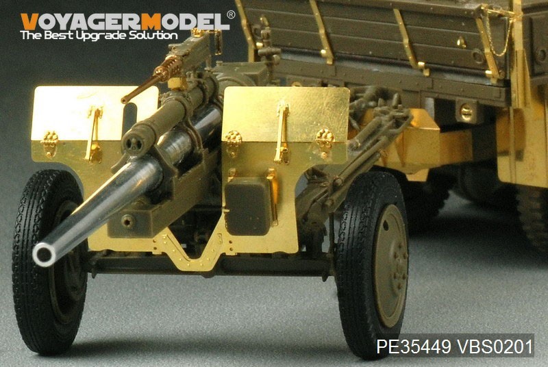 ボイジャーモデル PE35449 1/35 WWIIアメリカ 3インチM5 対戦車砲・ M1 105mm 榴弾砲 M2A1砲架 2in1( AFVクラブ35S64/35160用)_画像9