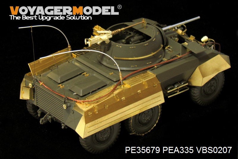  Voyager model PE35679 1/35 WWII America M8 equipment . car etching basic set ( Tamiya 35228 for )