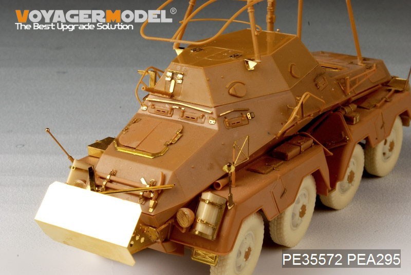  Voyager model PE35572 1/35 WWII Germany Sd.kfz.263 8 wheel wireless car etching set (AFV35263 for )
