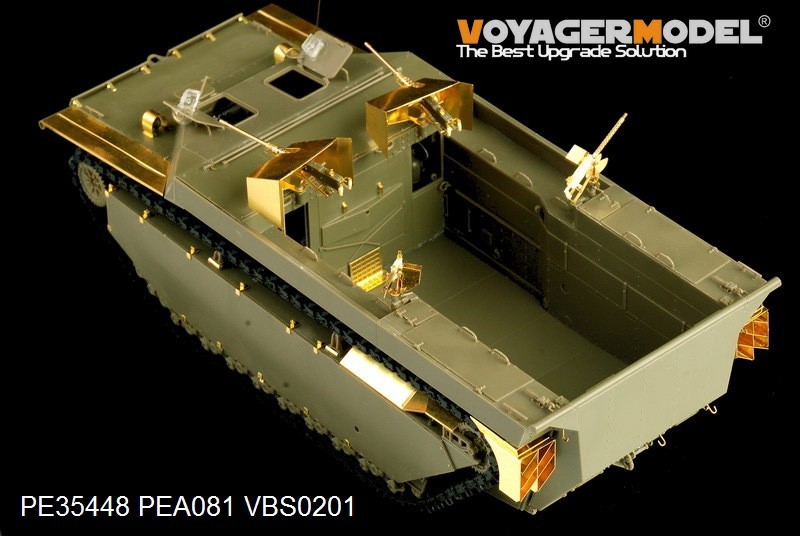  Voyager model PE35448 1/35 WWII America LVT-4 water Buffalo basic set (AFV Club 35205 for )