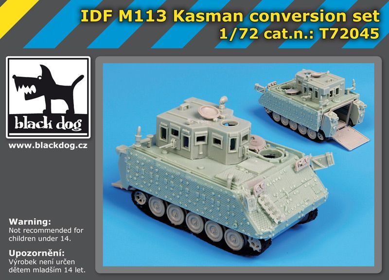 ブラックドッグ T72045 1/72 イスラエル国防軍 M113 カスマン コンバージョンセット （ トランぺッター用）
