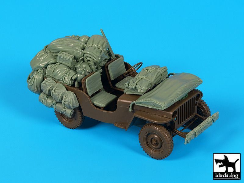 ブラックドッグ T35221 1/35 アメリカ ジープ アクセサリーセット_画像3