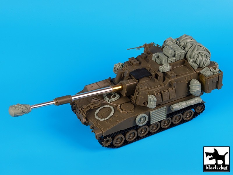  black dog T35122 1/35 America M109A6pala DIN accessory set 