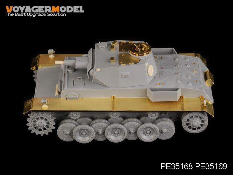 ボイジャーモデル PE35168 1/35 WWIIドイツ VK3001(H)試作戦車 エッチングセット(トランぺッター01515用)_画像2