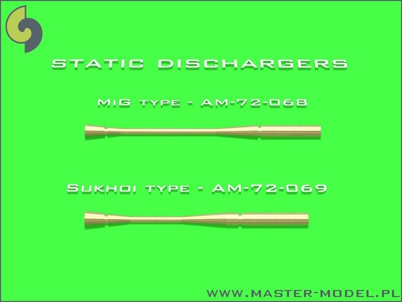 マスターモデル AM-72-069 1/72 スタティックディスチャージャー（放電索)、スホーイのジェット機用（14本入り）_画像3