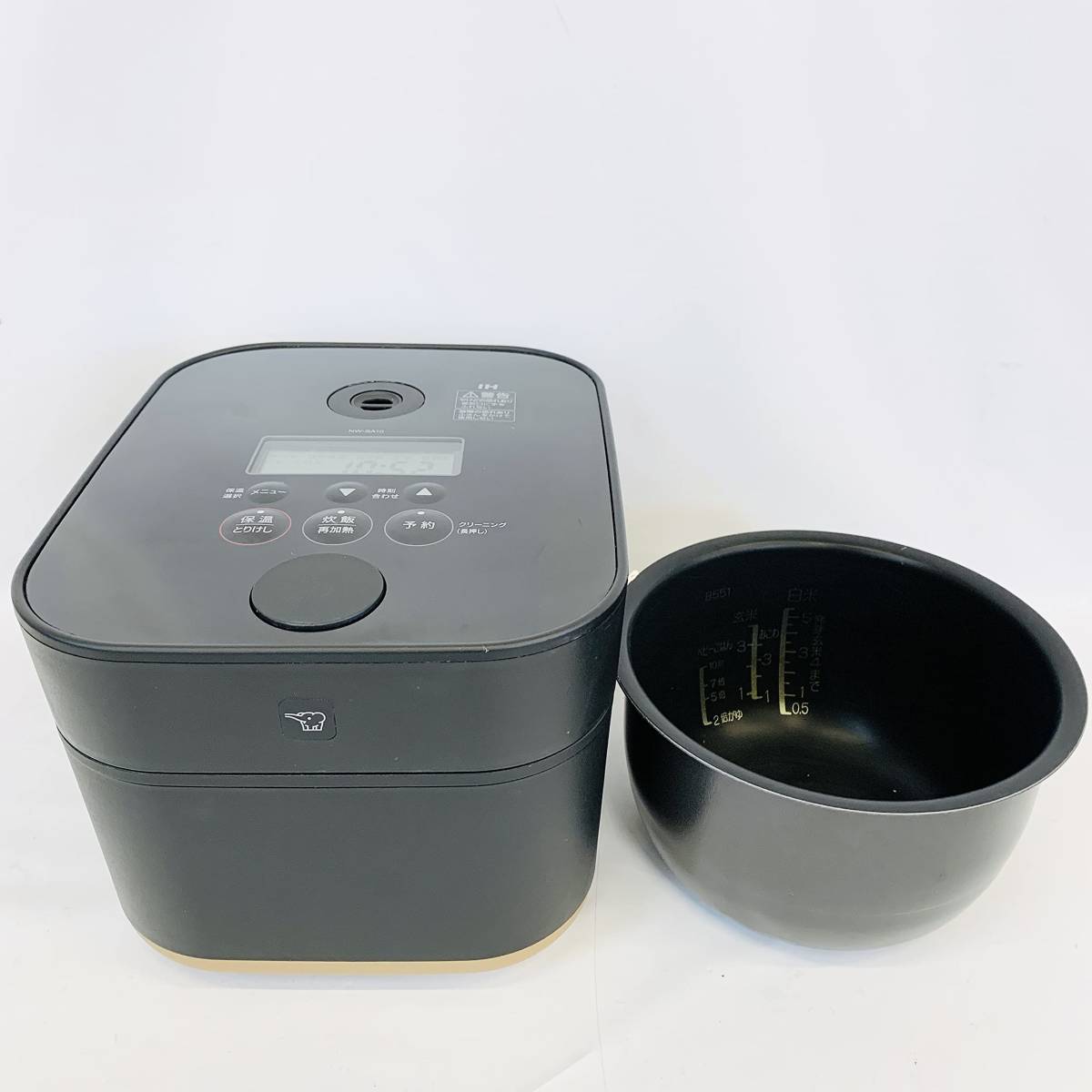 象印 炊飯器 5.5合 IH式 黒まる厚釜 ブラック STAN. NW-SA10-BA