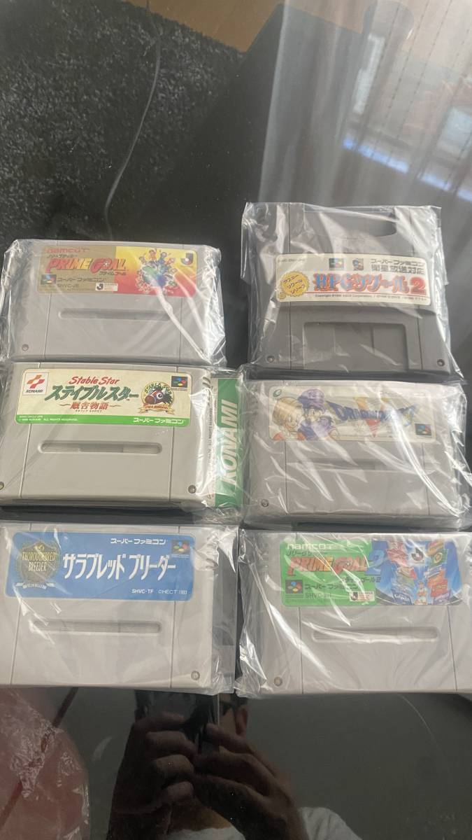 SFC014【動作確認済】スーパーファミコン 6本セット スーファミ SFC