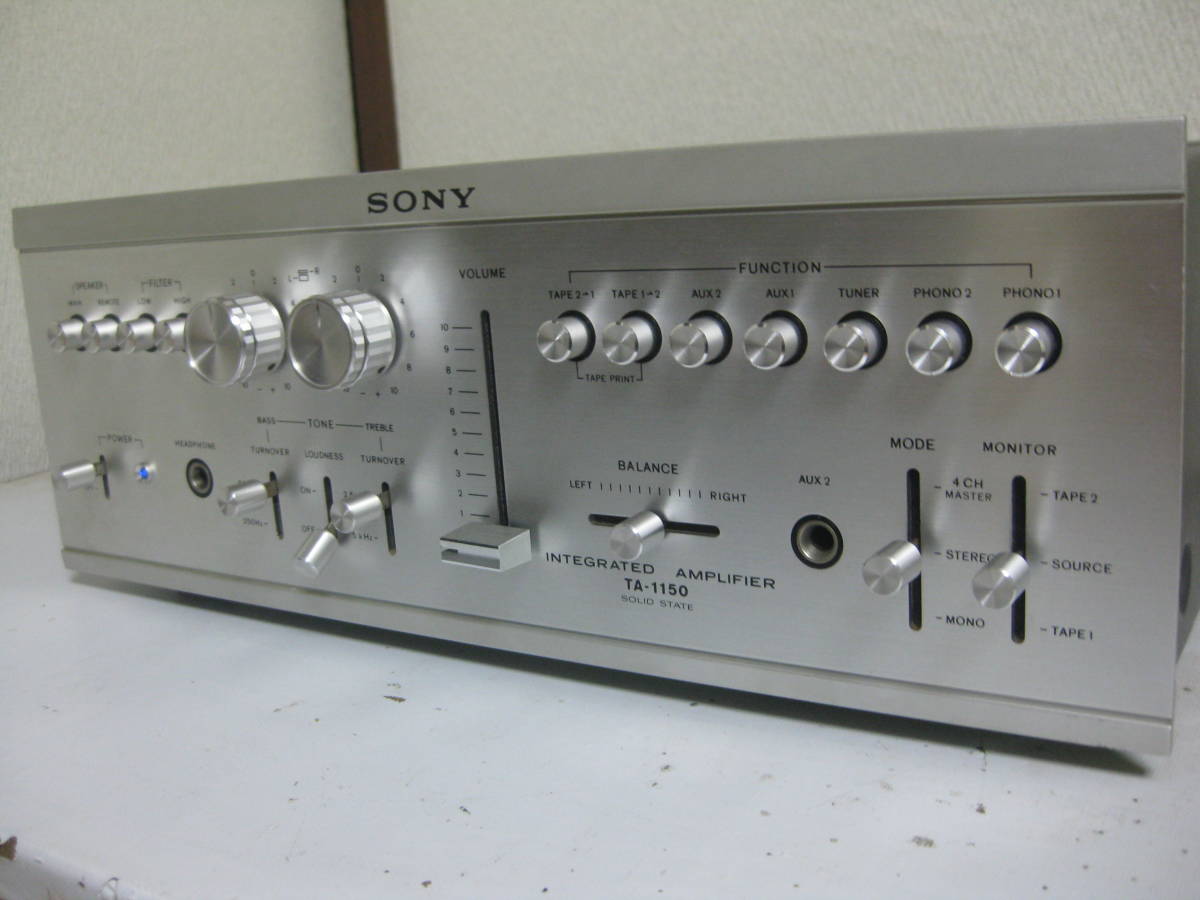 SONY プリメインアンプ TA-1150 動作品 | udaytonp.com.br