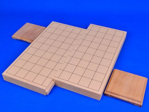 絶対的な信頼 将棋盤 新桂1寸スライド卓上将棋盤(駒台付き)【囲碁将棋専門店の 将棋