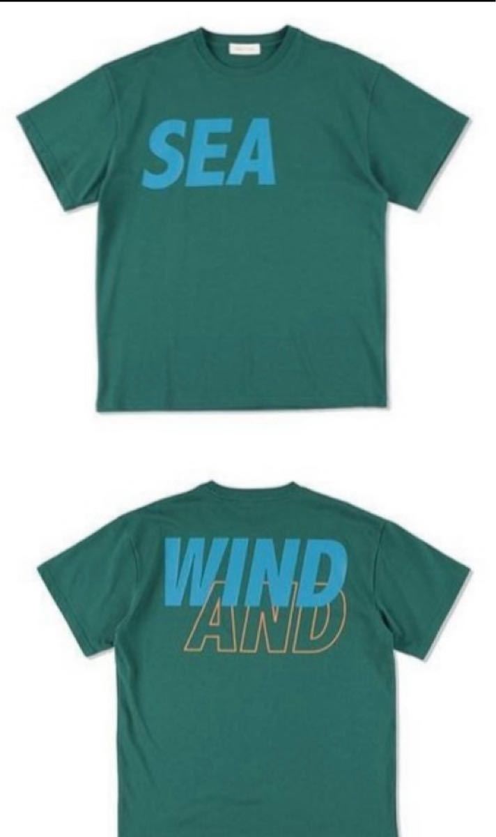 WIND AND SEA S/S T-Shirt Tシャツ　ウィンダンシー　Mサイズ　H.グリーン ブルー