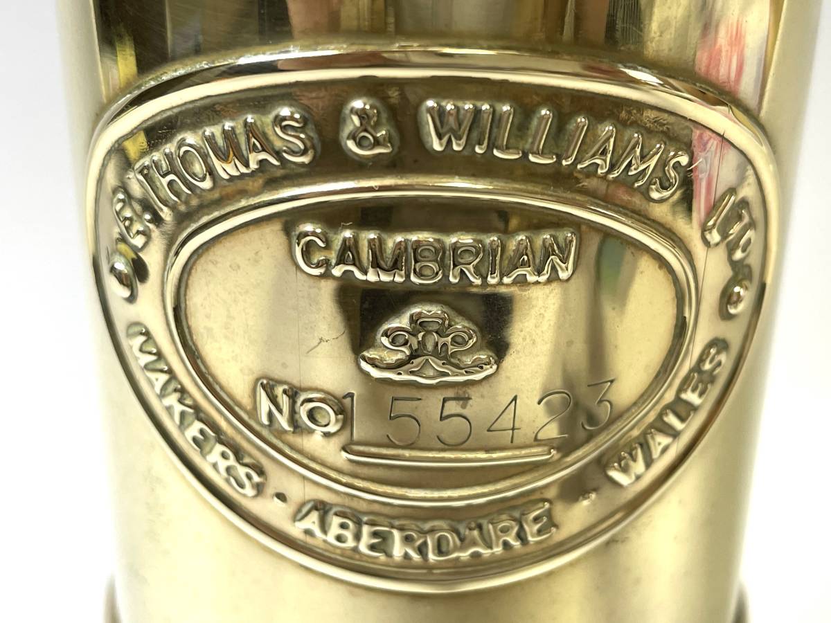 ★1985年製 E.Thomas & Williams 真鍮 ブラス ランタン 極上美品 1985年刻印 E Thomas & Williams 真鍮 オールブラス